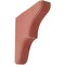 Ekena Millwork 1 3/4"W x 7 1/2"D x 7 1/2"H Stratford Wood Vintage Decor Bracket, Salvage Red BKTWD02X08X08STRD - alternate 1